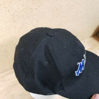 VTG Starter Plain Logo Orlando Magic NBA Basketball Black Snapback Hat 100 Wool 3