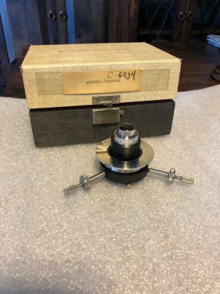 Stunning American Optical Ao Vintage 1.  15 To 1.  25 Sl.  Th.  Microscope Condenser