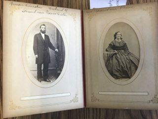 Rhode Island Pierce family Civil War CDV Album George Pierce Captain 5th RI 1860 6