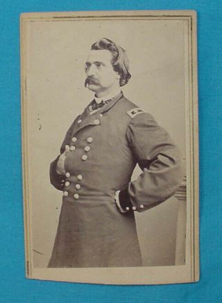 Cdv Carte De Visite Photo Of Civil War General Logan By Matthew Brady
