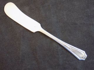 Capitol Silverplate Butter Knife 6 " Long Silver Plate Cheese Spreader