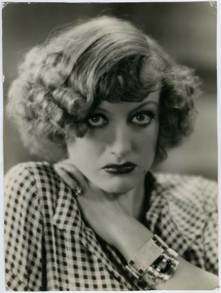 Pre - Code Call Girl Joan Crawford 1932 Large Rain Photograph John Miehle