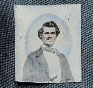 1862 ID ' d Civil War Soldier WILLIAM BOYCE Corning 109th Reg NY 16th Plt TINTYPE 5