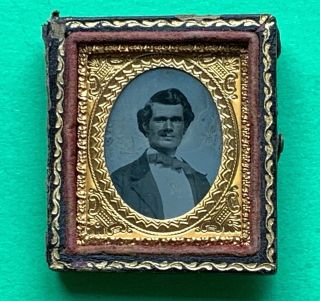 1862 ID ' d Civil War Soldier WILLIAM BOYCE Corning 109th Reg NY 16th Plt TINTYPE 6