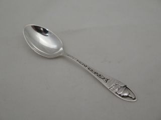 Vintage Sterling Silver Washington Dc Small Souvenir Spoon