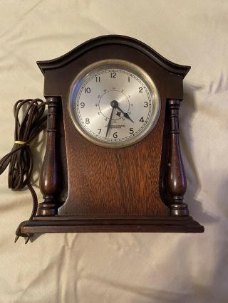 Vintage Hamilton Sangamo S 401 Synchronous Electric Mantel Clock