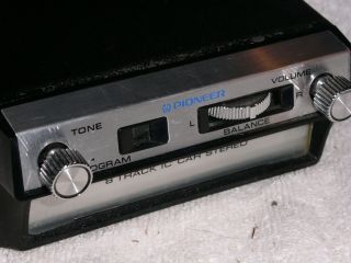 Vintage Pioneer Model Tp - 224 Under - Dash Car Stereo 8 - Track Player - Serviced