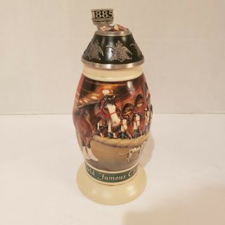2005 Anheuser Busch 10th Anniversary Membership Stein The Hitch at Home w/Cards 2