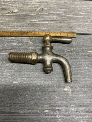 Vintage Brass Barrel Bung With Tapered Bore