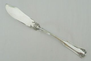 Antique 1835 R Wallace Laurel Silverplate Master Butter Knife 8 "