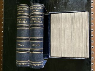 Stereographic Library Tour Of The World Vol.  I & Ii 100 Cards By Keystone View