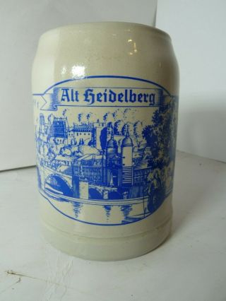 Vintage West Germany German Beer Mug Alt Heidelberg