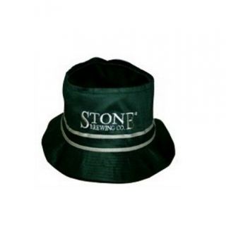 Green Stone Brewing Company Cotton Fishing Bucket Hat Boonie Cap Brim Visor