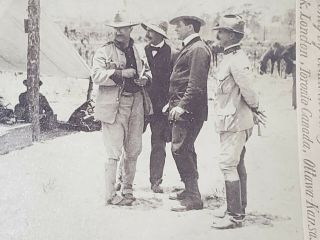 Rare Stereoview Col.  Theodore Roosevelt Spanish American War Rough Riders 1898