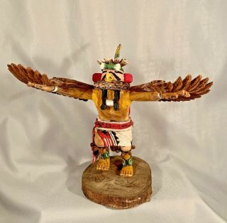 Hopi Red Tail Hawk Kachina By Henry Naha