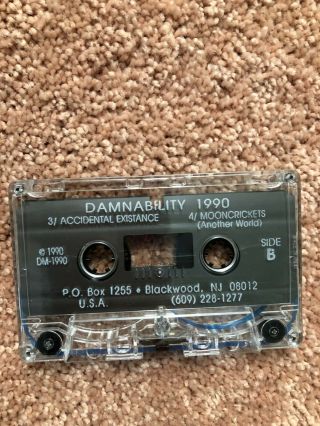 Vintage Damnability 1990 Thrash Metal Demo Cassette Tape 3