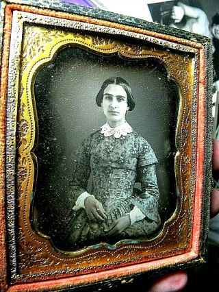 1/6 Plate Daguerreotype - The Tinted Gorgeous Woman