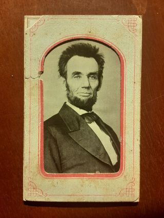 President Abraham Lincoln Cdv - March 10,  1865 - E.  H.  &t Anthony Gallery - (o - 103) Rare.