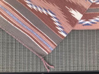 NAVAJO WEAVING Blanket Rug Natural Pastels GORGEOUS WIDE RUINS Pattern and color 2