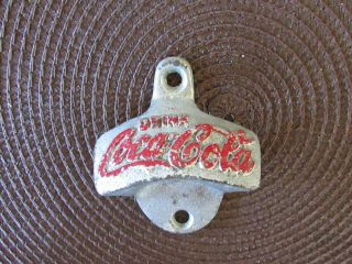 Antique/vintage Coca Cola Wall Mount Bottle Opener