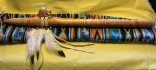 C.  Littleleaf Curly Maple Native American Flute G M With Bag