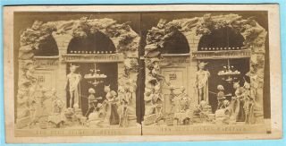 Diablerie (a1) Non - Tissue Stereoview - The Seven Deadly Sins - 1860