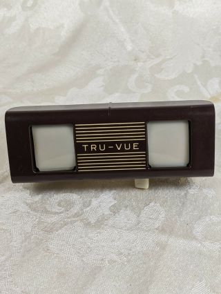 Vintage 50 ' s TRU - VUE Stereoscope Viewer Box 2