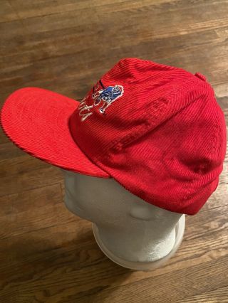 Vintage England Patriots Corduroy Snapback Hat Baseball Cap 3