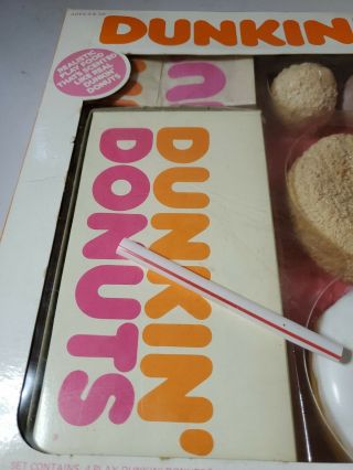Vintage Dunkin Donuts Realistic Play Food Pretend Fake Food style 9382 2