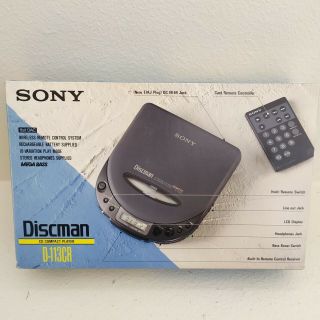 Vintage Sony Discman D - 113CR Portable CD Player Mega Bass 2