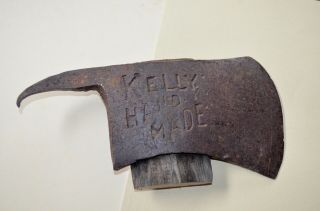 Vintage Kelly Hand Made Axe Head W/ Forestry Hook