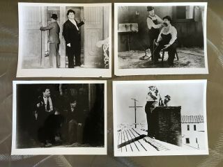 4 Laurel & Hardy Vintage Photo Stills (1929 - 1934) Hal Roach Studio Mark
