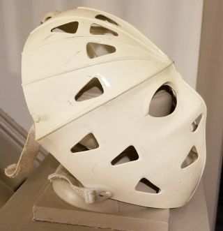 Vintage 1970s Mylec Hockey Goalie Mask,  Friday The 13th Jason Mask Halloween 3