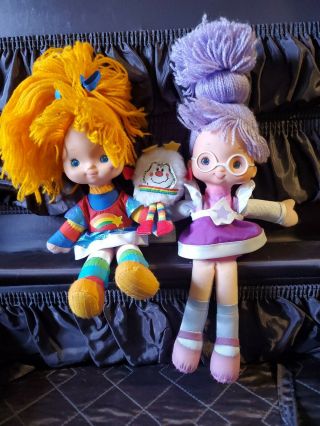 Vtg Rainbow Brite - Shy Violet - Sprite Dolls 80s Vintage Mattell Hallmark Toys
