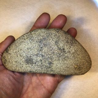 Large 5 " Drilled Sandstone Bannerstone Found In Hawkins Co.  Tn