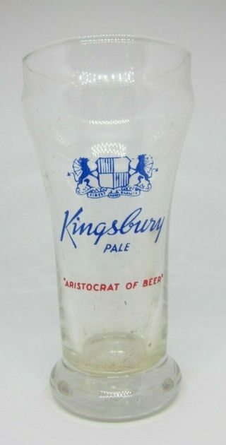 Bg 49 Kingsbury Sham Beer Glass 5 1/2 "
