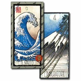 Hokusai Tarot Card Hand Made Rare Item Big Size Ukiyo E From Japan