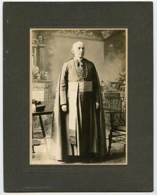 Catholic Priest Vintage Religious Photo By Waldien,  Glasgow Nova Scotia