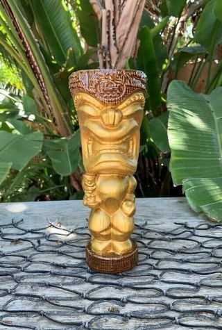 Hidden Harbor Tiki Mug GOLD Limited Edition by Crazy Al - Only 100 Made 2