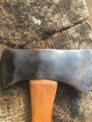 Vintage True Temper Fss Forest Service Supply Double Bit Axe On Hickory Handle