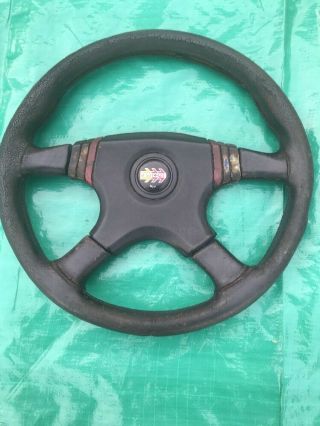 Rare Bmw Vintage Mtechnic Momo 4 Spoke Steering Wheel 375mm M5 E24 E30 E34