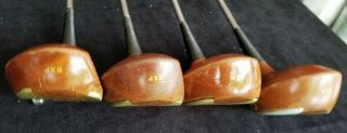 Vintage Rawlings RXP Persimmon Woods - D,  3,  4,  5 Oiled Hardened,  SHIPING 2