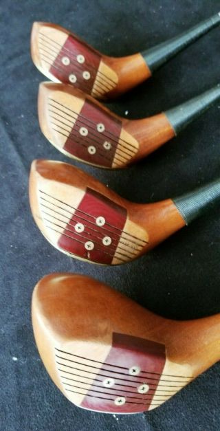 Vintage Rawlings RXP Persimmon Woods - D,  3,  4,  5 Oiled Hardened,  SHIPING 3