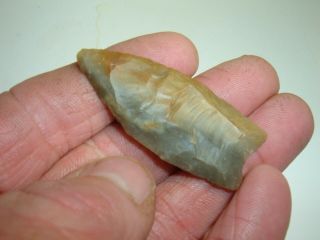 Exceptional Fluted Paleo Clovis Point Arrowhead/artifact