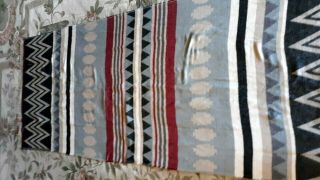 Antique Native American Indian Navajo Blanket 72  x 29  inch 3