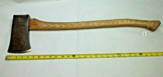 Axe,  Craftsman Vintage Single Bit Axe,  4 - 1/2 " Wide Bit,  28 " Long,  Made In Usa