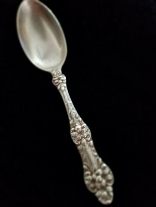 Victorian Era Sterling Silver Repousse Collectable Spoon