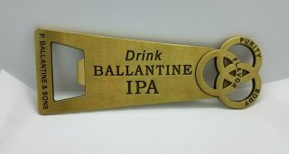 Defunct Discontinued Ballantine Ipa Ale Beer Large Bottle Opener