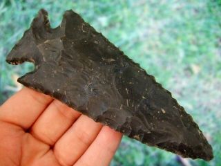 Fine 4 7/8 Inch Kentucky Lost Lake Point With Arrowheads Artifacts