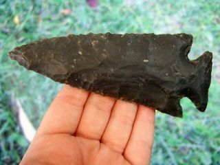 Fine 4 7/8 inch Kentucky Lost Lake Point with Arrowheads Artifacts 3
